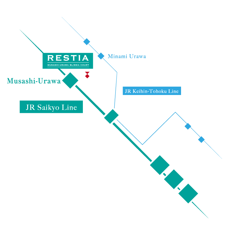 CROSSOVER CITY RESTIA MUSASHI-URAWA BLISSIA COURT